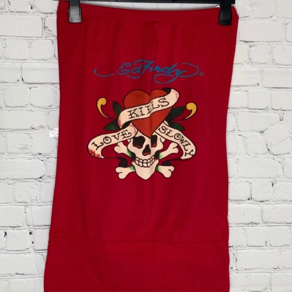 Y2K Ed Hardy Mini Dress